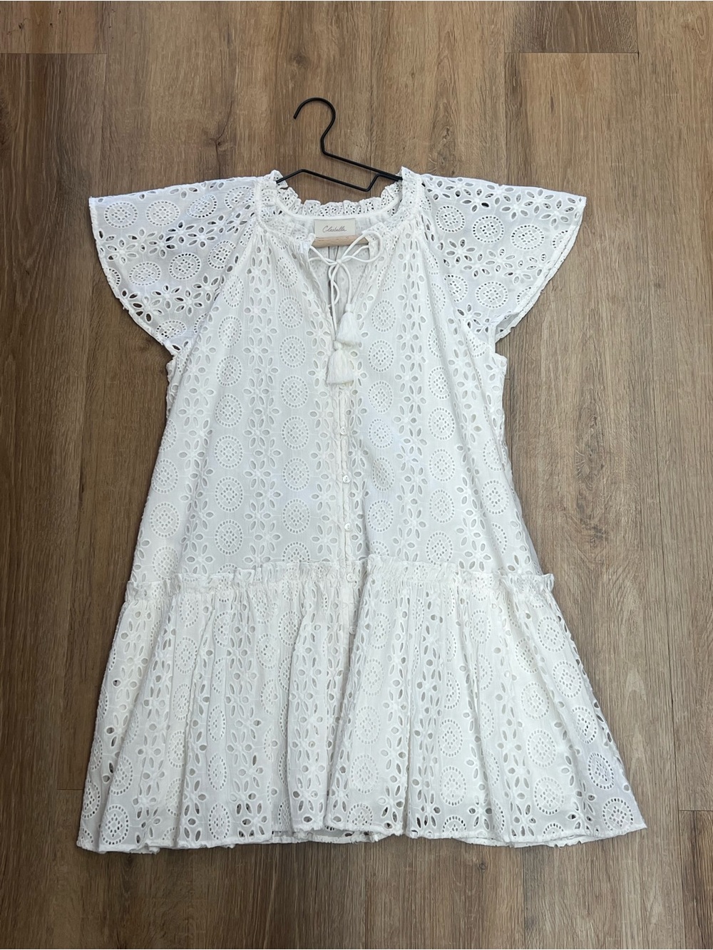 Cleobella Lydia Mini Dress Ivory